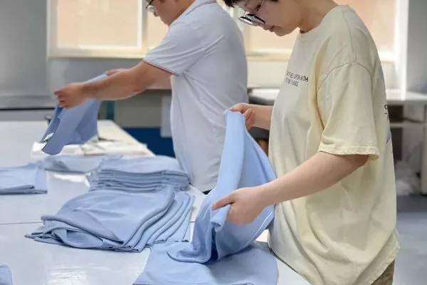 Clothing QC inspection